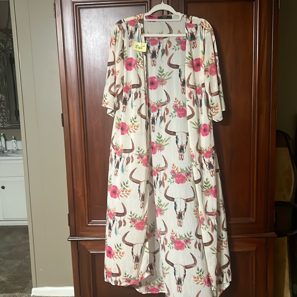 L&B Lucky and Blessed cardigan long size Small
